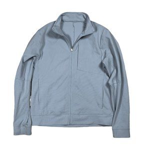 Lululemon City Sweat Track Jacket Smoke Gray Full Zip Up Athleisure Mens Size L